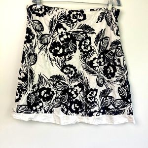 E-Vie| Linen Blend A-line Skirt sz 18